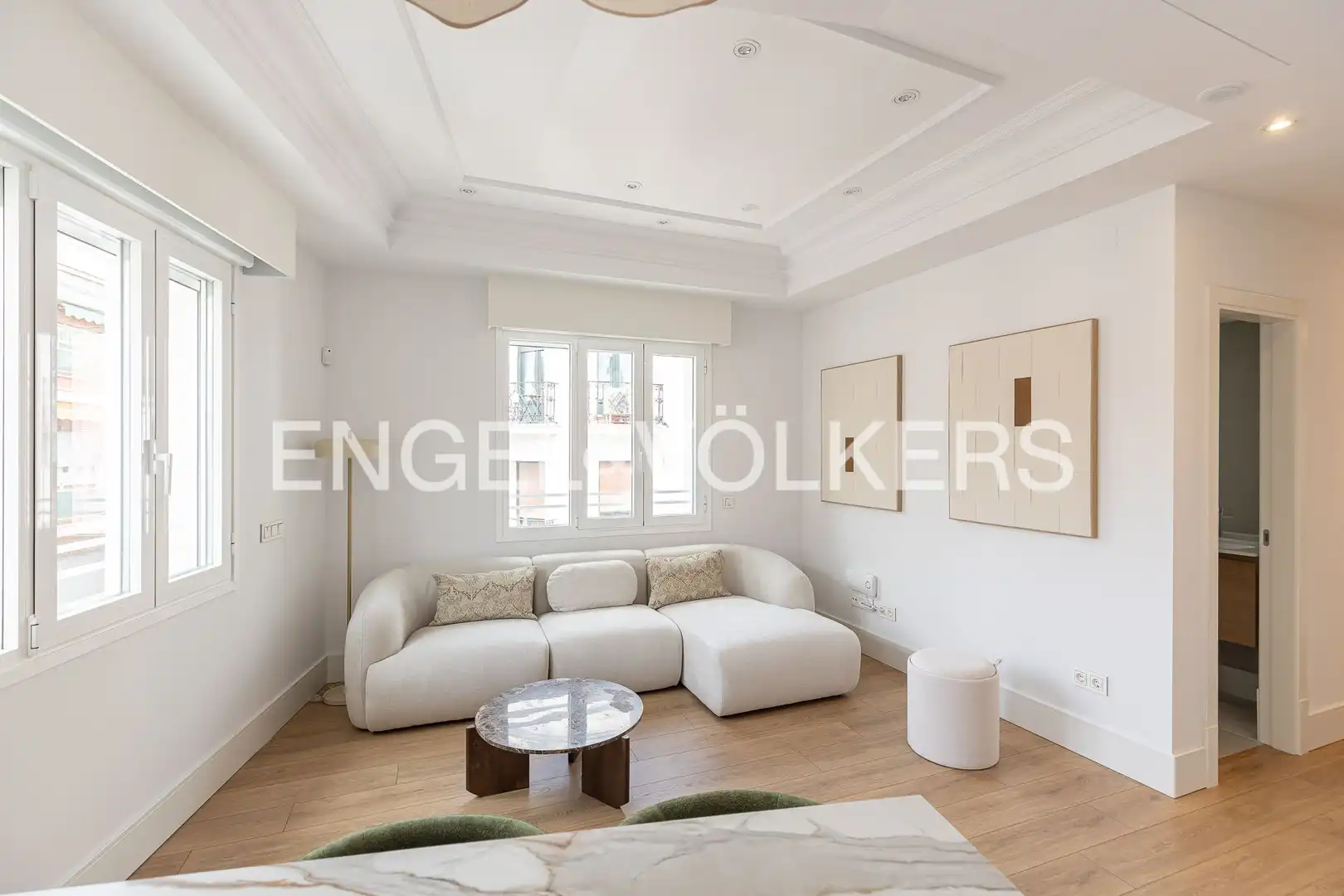 Sala de estar de Piso de alquiler en Madrid con Aire acondicionado, Calefacción y Trastero