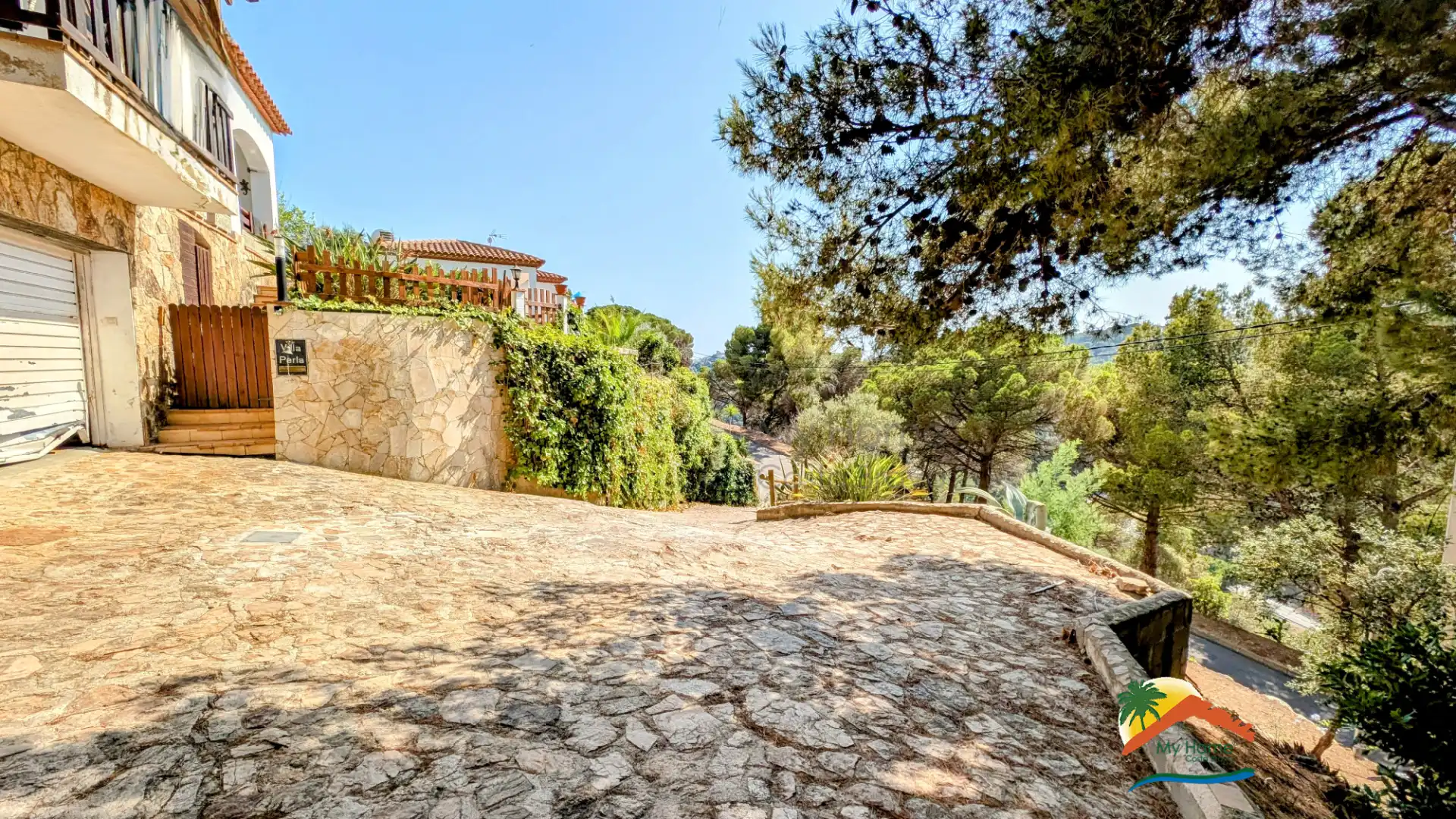 Vista exterior de Casa o chalet en venta en Lloret de Mar con Calefacción, Jardín privado y Parquet