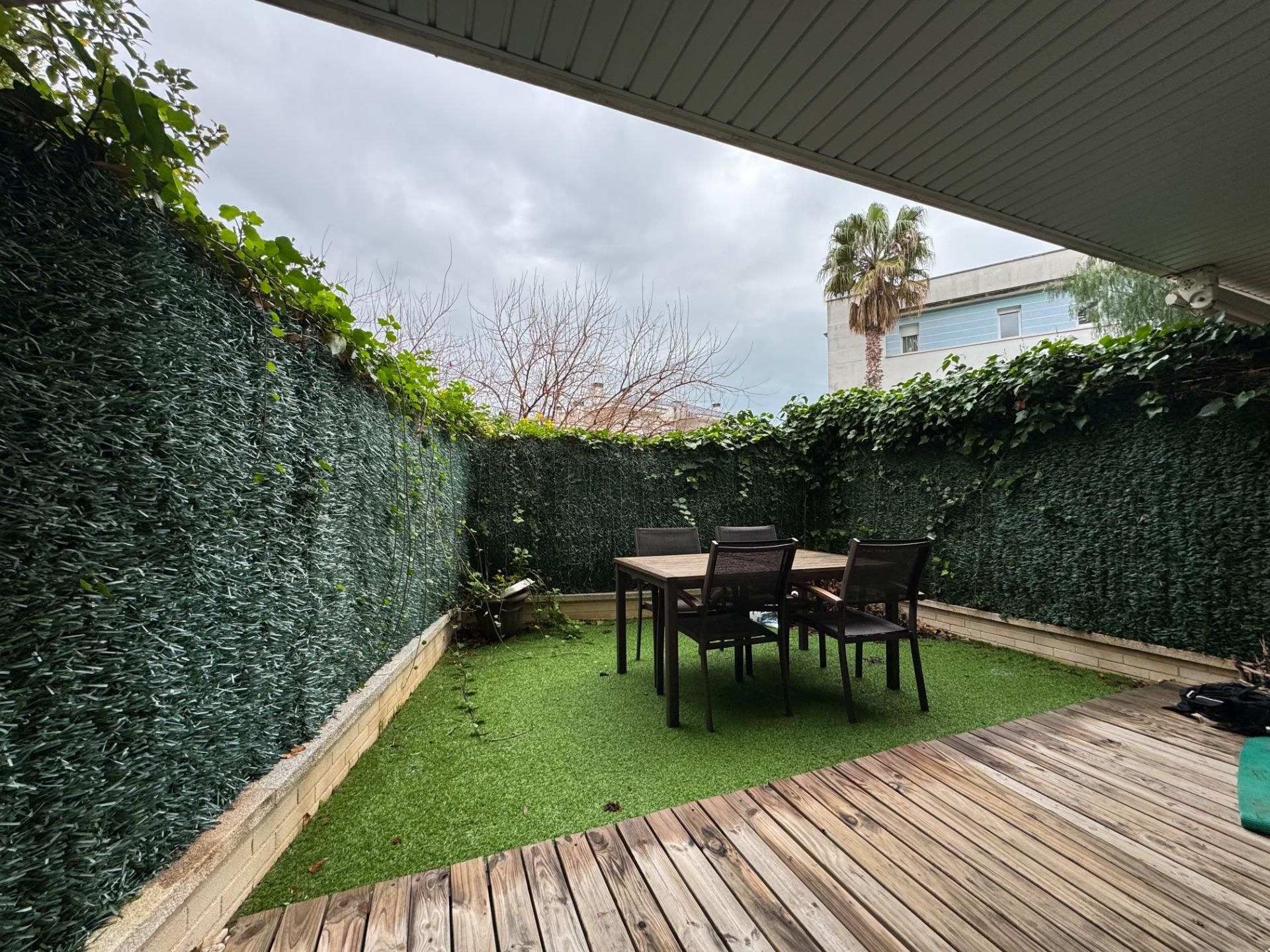 Terrace of Duplex for sale in Sitges  with Air Conditioner, Private garden and Parquet flooring