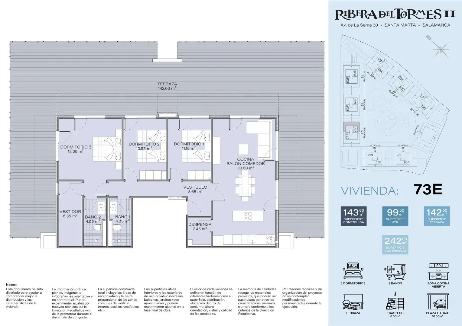 Flat with terrace for sale in Santa Marta de Tormes, imagen 38