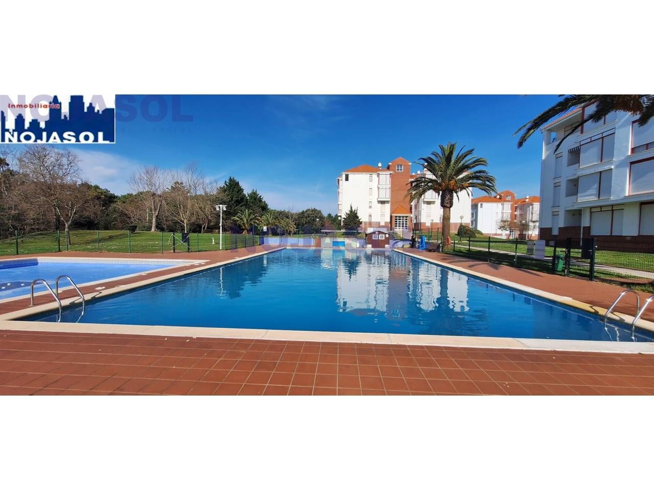 Swimming pool of Flat to rent in Noja  with Heating, Terrace and Furnished