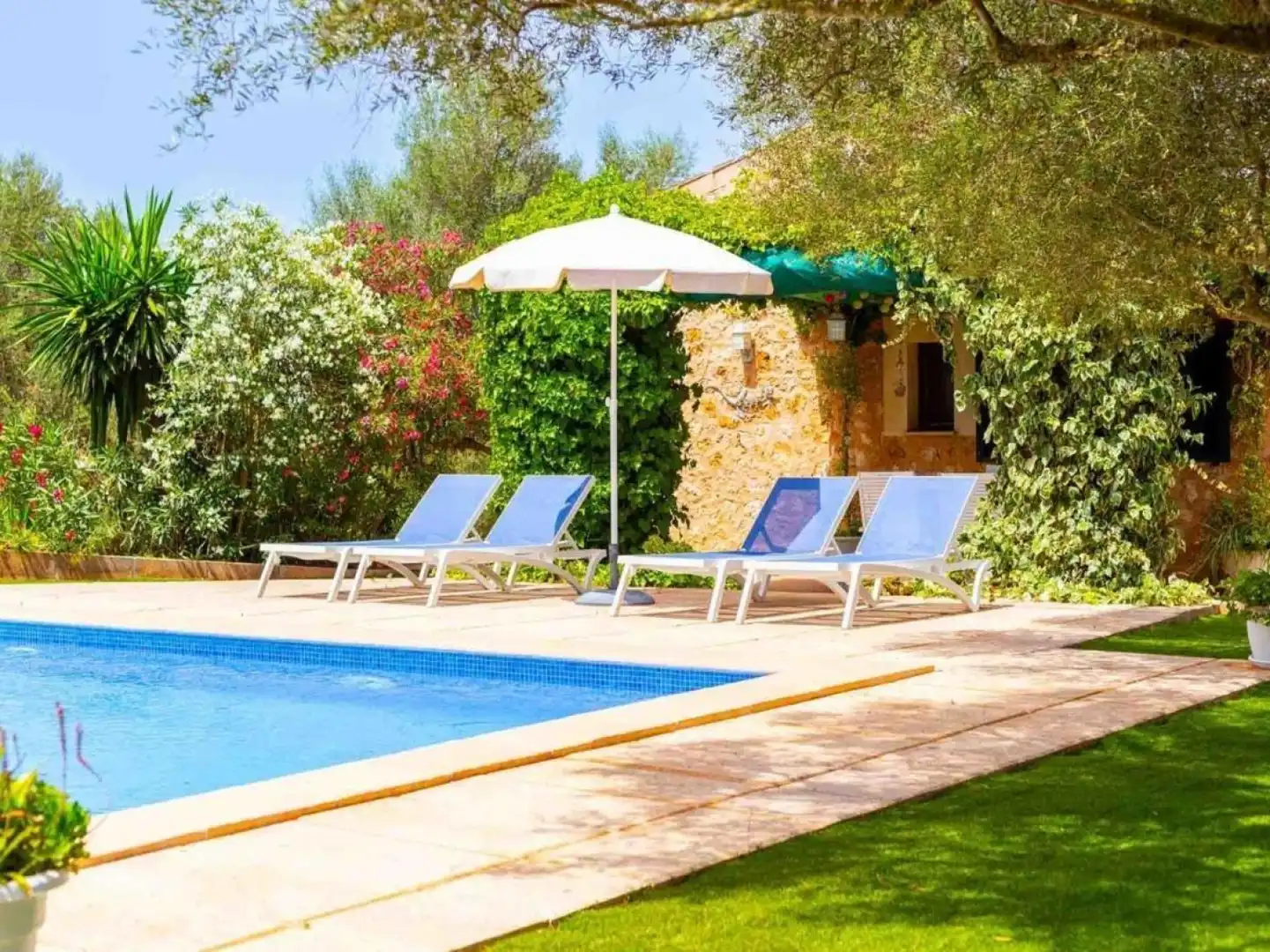 Piscina de Casa o xalet de lloguer en Santa Margalida amb Aire condicionat, Calefacció i Terrassa