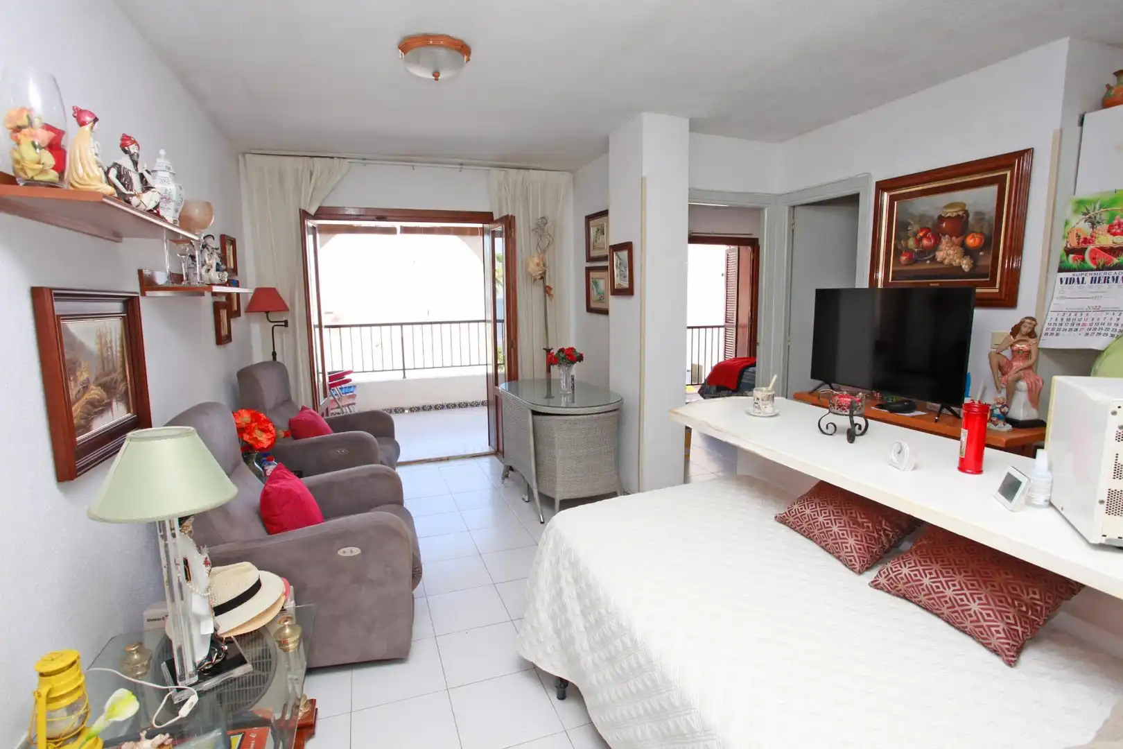 Habitación de Apartamento en venta en La Manga del Mar Menor con Jardín privado, Terraza y Amueblado