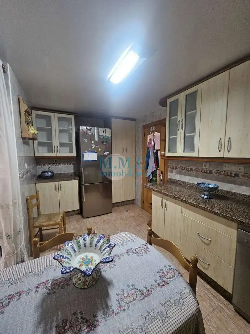 Kitchen of Flat for sale in Roquetas de Mar  with Air Conditioner, Terrace and Furnished