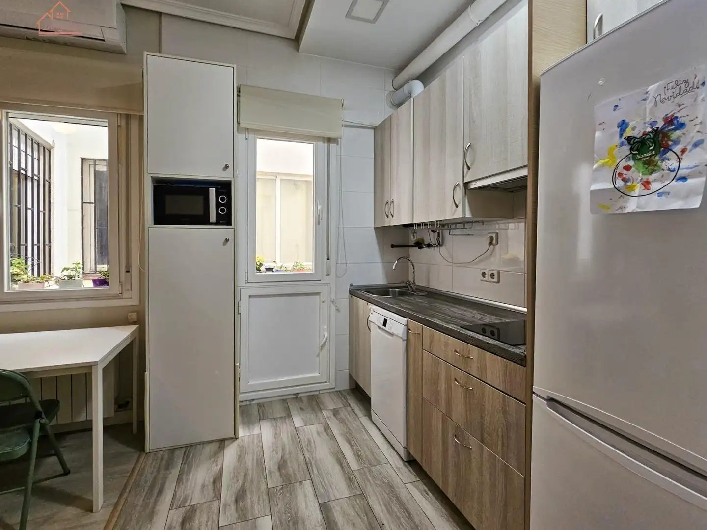 Küche von Wohnung zur Miete in Madrid mit Klimaanlage, Heizung und Möbliert