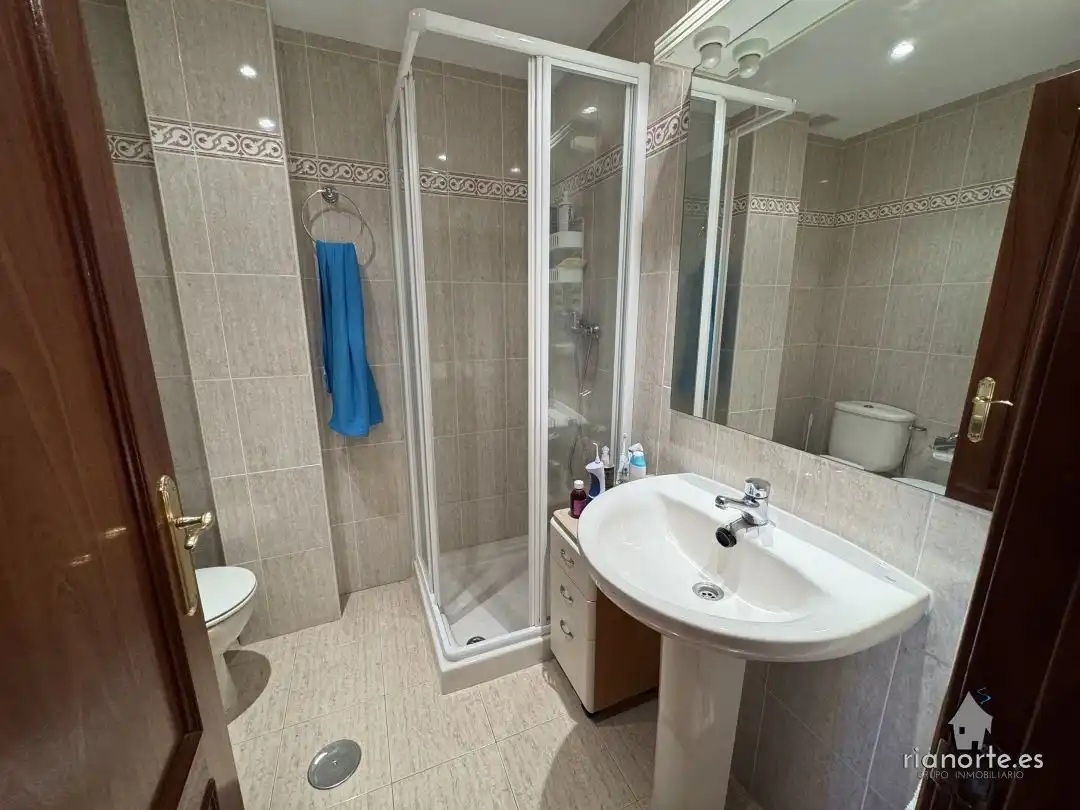 Bathroom of Flat for sale in Ribadesella  with Heating, Terrace and Furnished