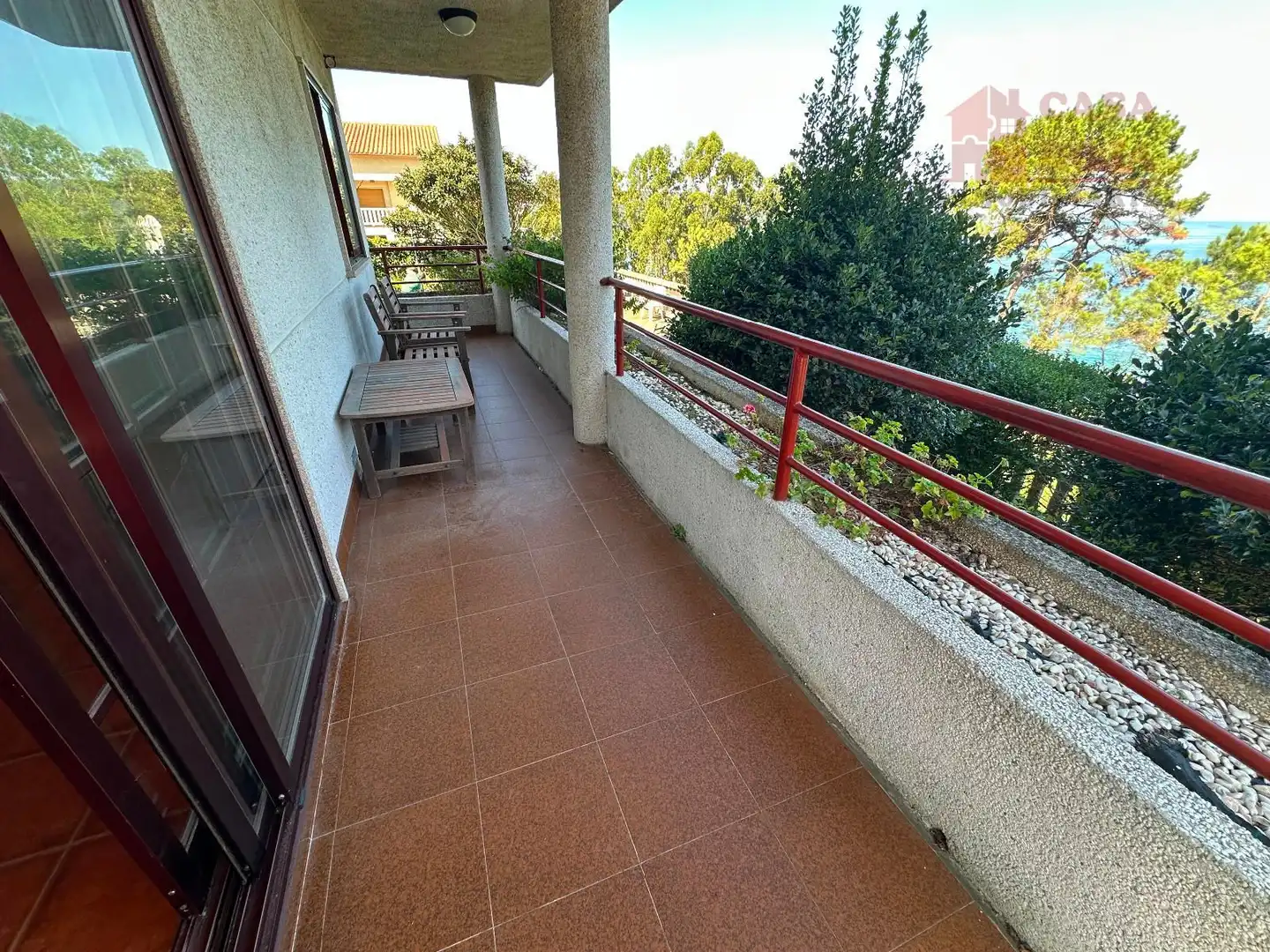 Balcony of Houses for sale in Cangas   with Air Conditioner, Heating and Terrace