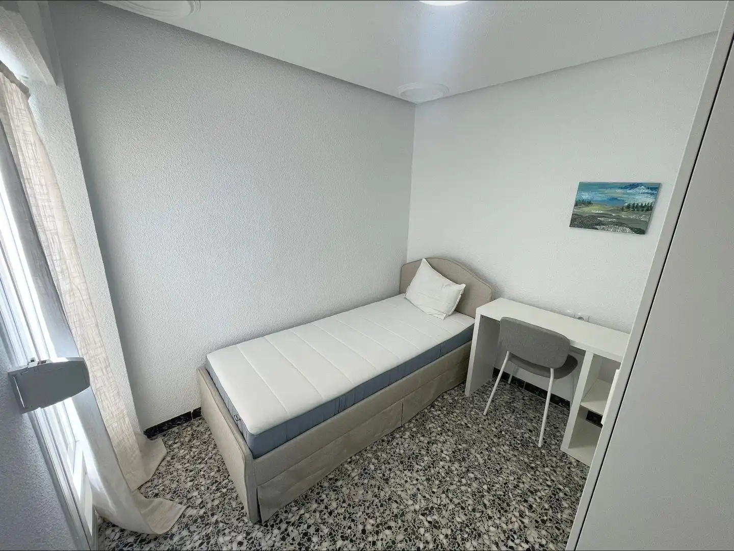 Schlafzimmer von Wohnung zum Verkauf in Elche / Elx mit Möbliert und Balkon