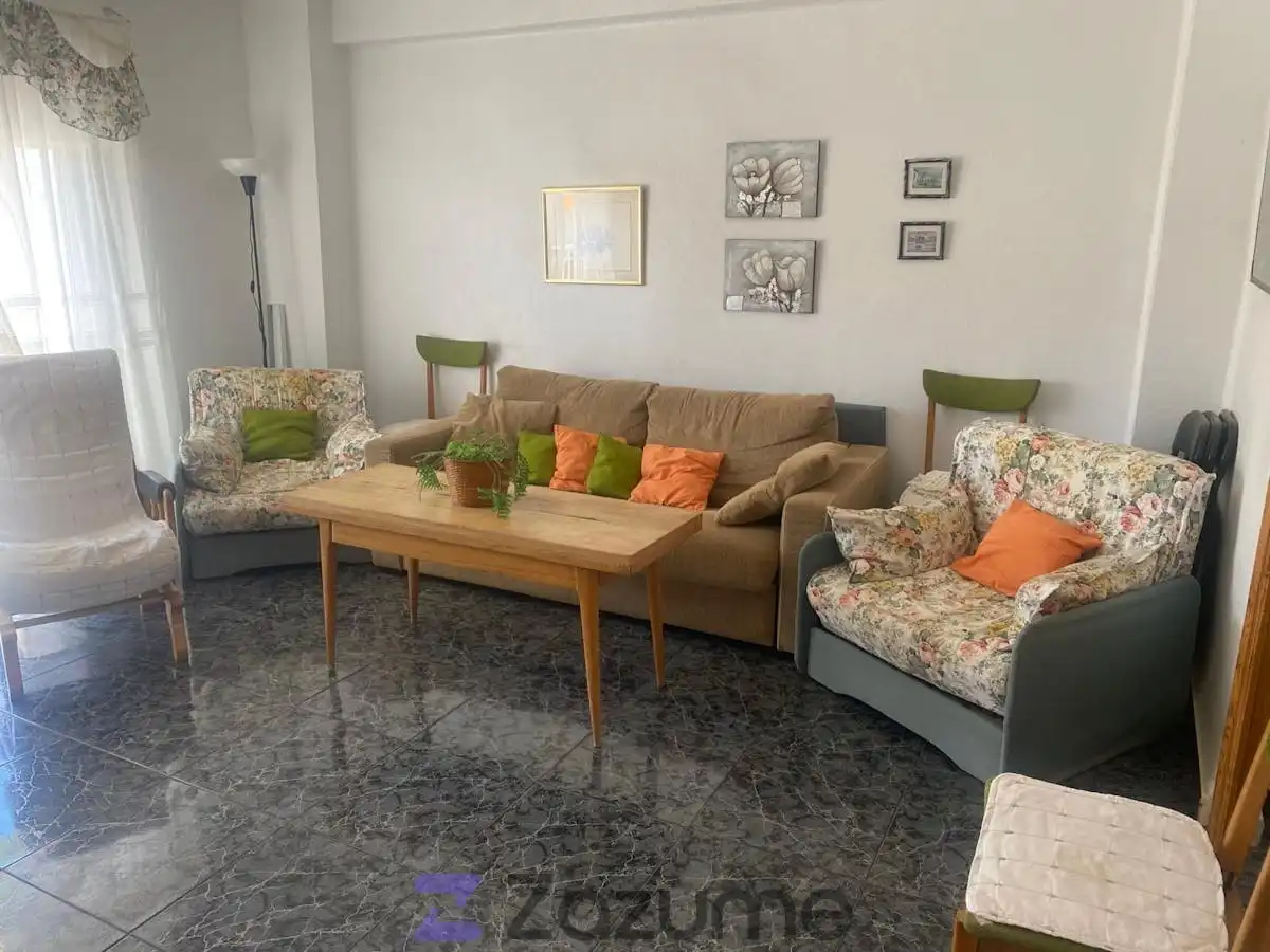 Sala d'estar de Pis de lloguer en Cartagena amb Terrassa, Moblat i Forn