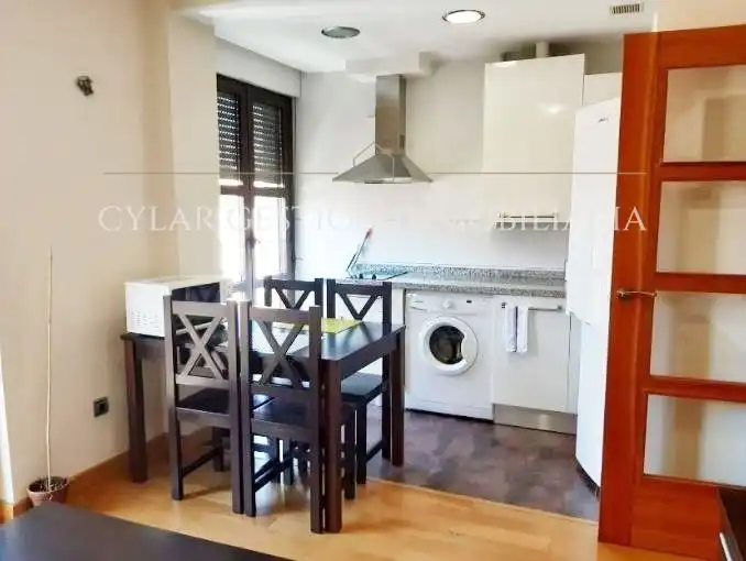 Cocina de Piso de alquiler en Salamanca con Calefacción, Parquet y Amueblado