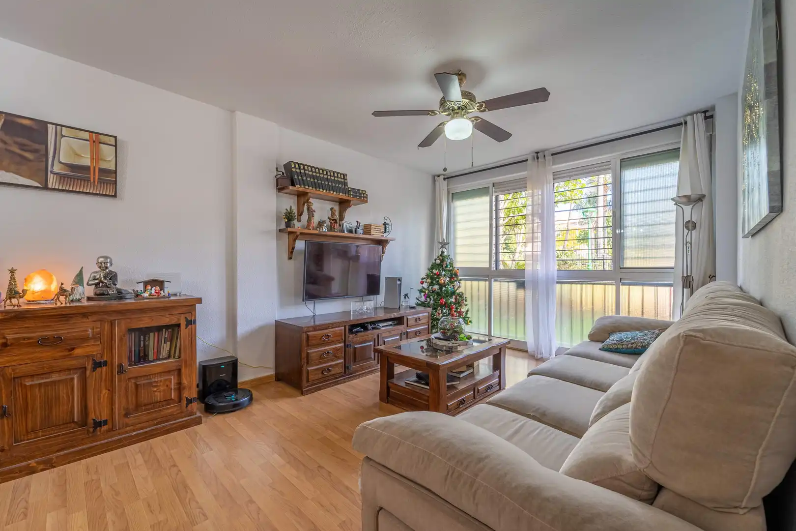 Sala de estar de Piso en venta en Mijas con Amueblado