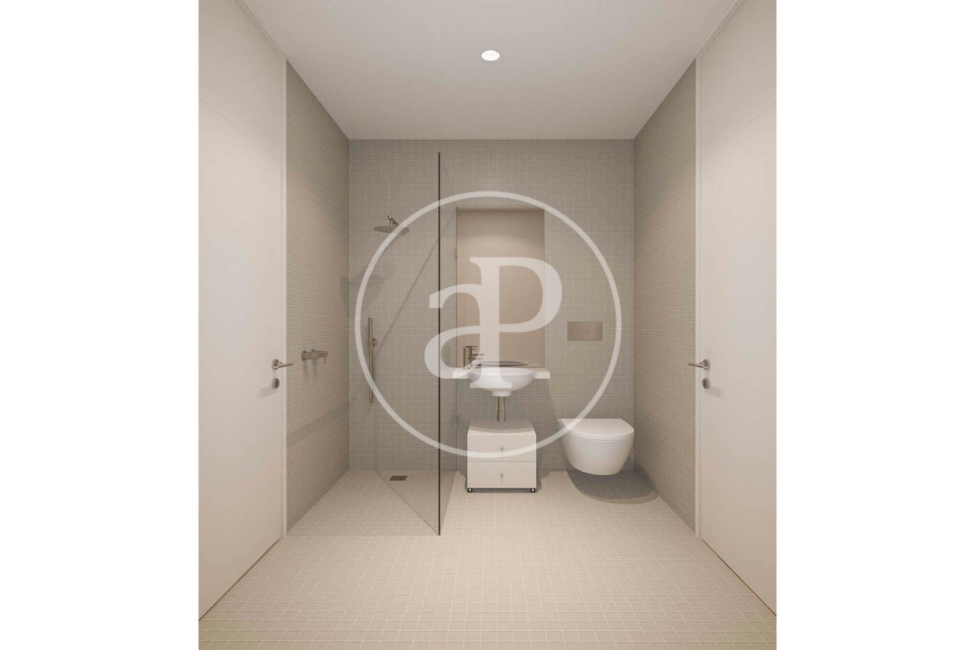 Bathroom of Flat for sale in  Barcelona Capital  with Air Conditioner, Heating and Balcony