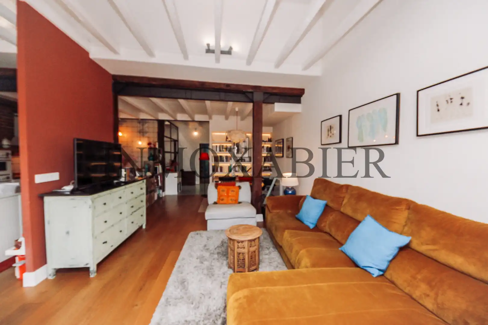 Sala de estar de Dúplex en venta en Bilbao  con Calefacción, Amueblado y Horno
