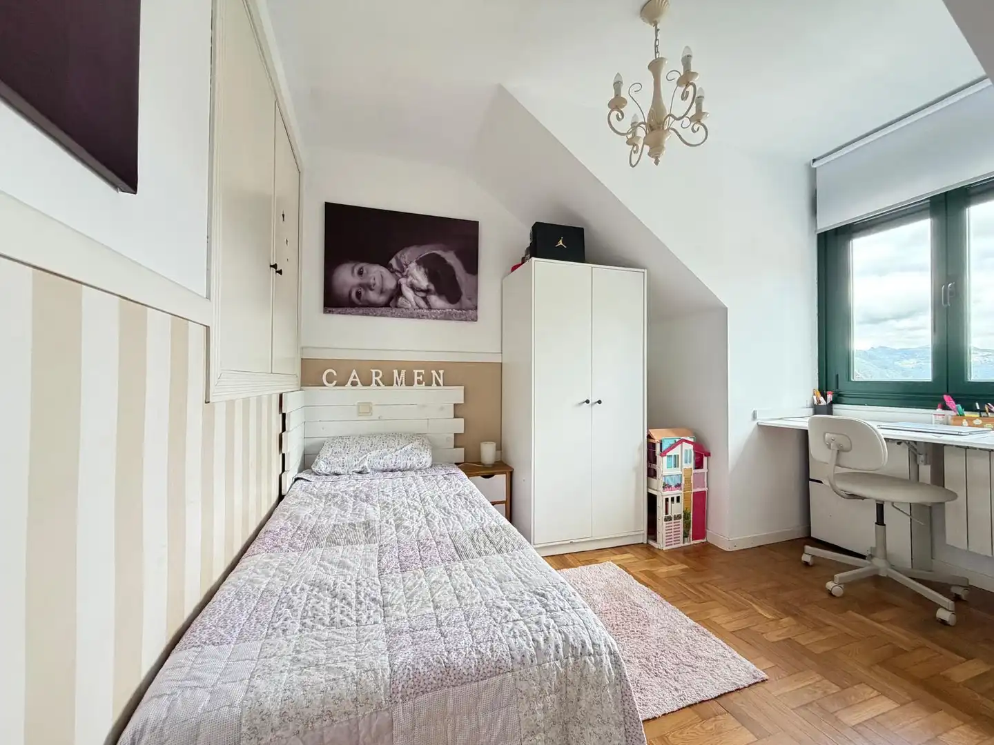 Habitación de Dúplex en venta en Mieres (Asturias) con Calefacción, Parquet y Trastero