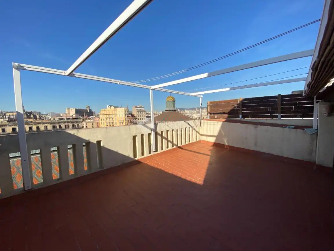 Terrace of Flat for rent in Barcelona  with Air Conditioner and Terrace
