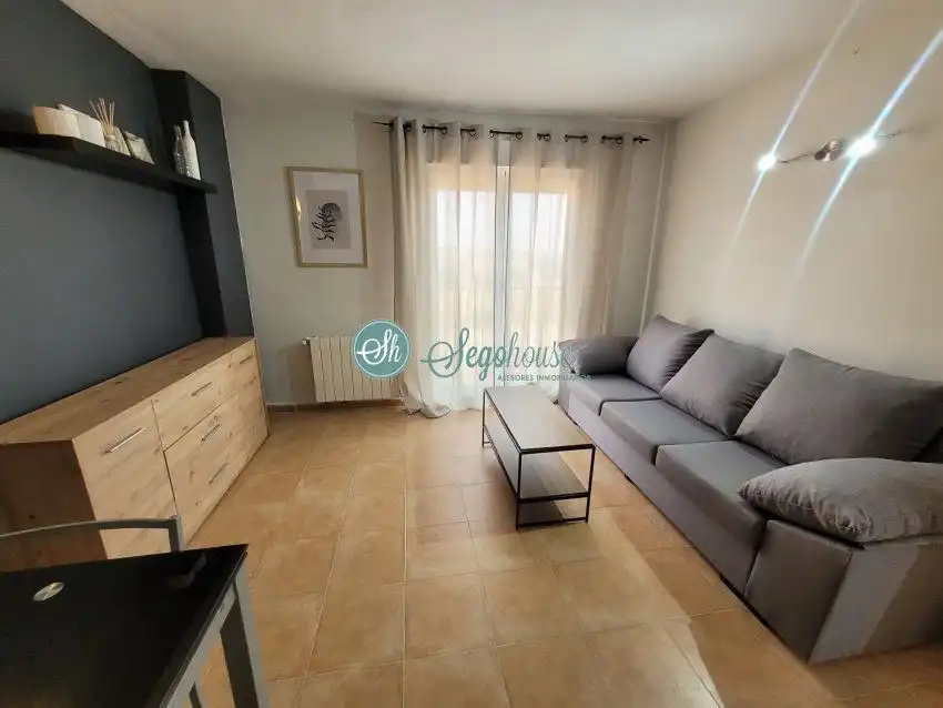 Living room of Flat for sale in Espirdo  with Heating, Storage room and Furnished