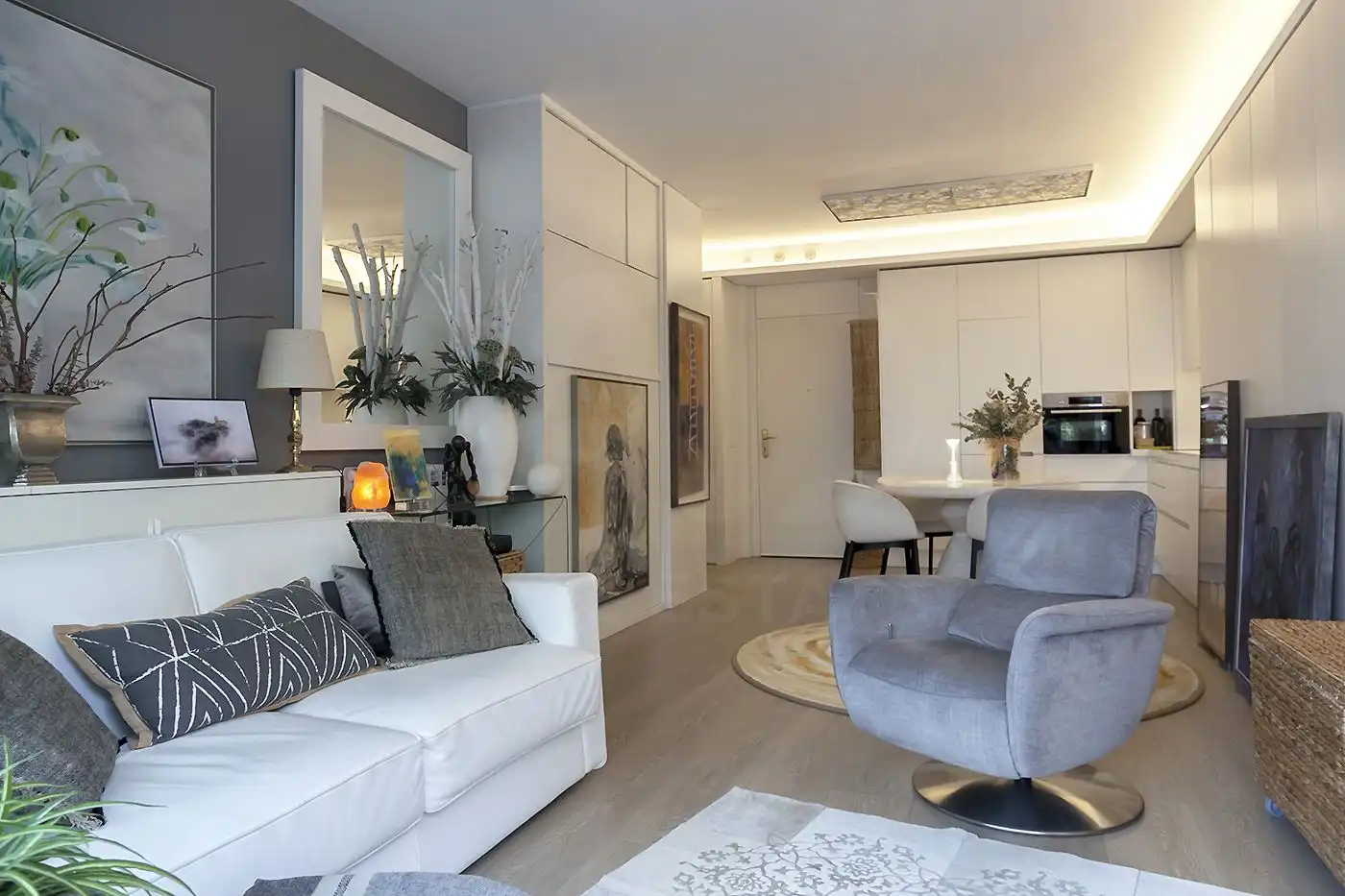 Sala de estar de Estudio en venta en Barcelona con Aire acondicionado y Calefacción