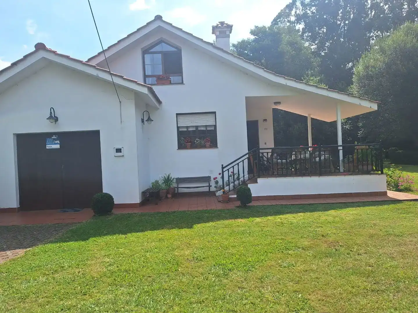 Exterior view of Houses for sale in Ares  with Private garden, Parquet flooring and Terrace