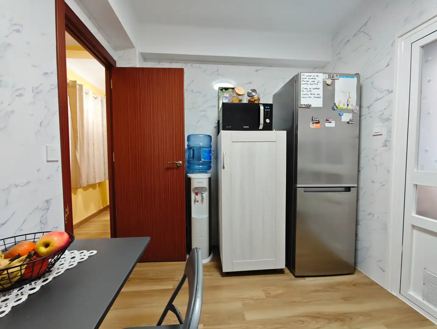 Küche von Wohnung zum Verkauf in Ferrol mit Heizung, Möbliert und Waschmaschine