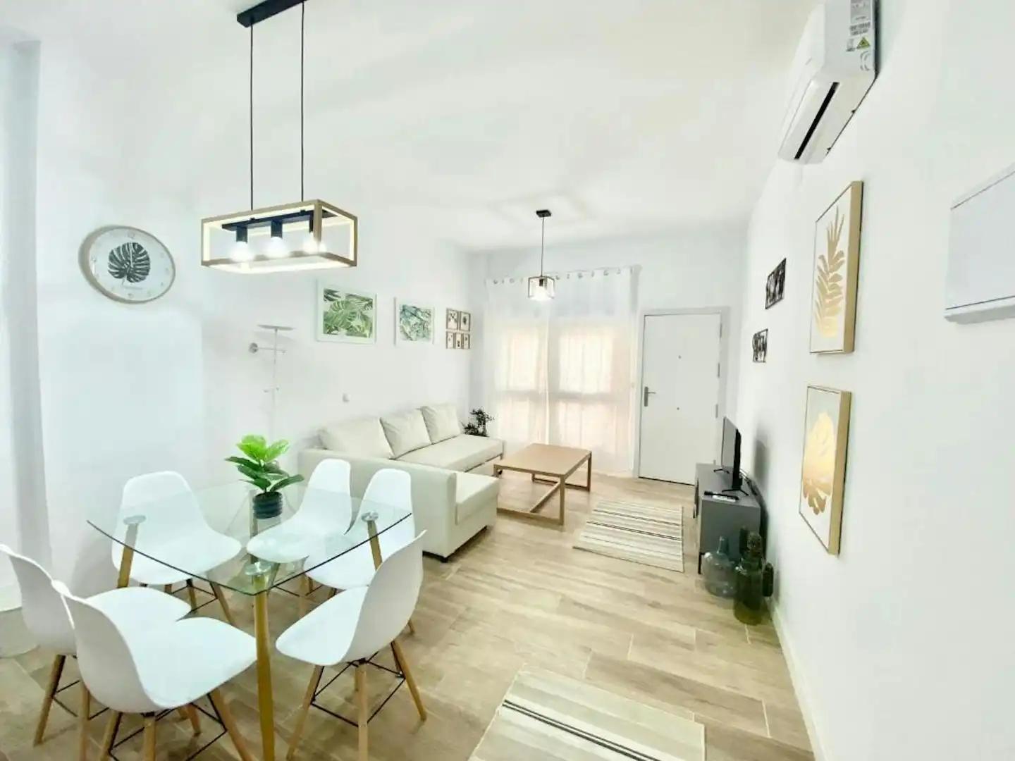 Wohnzimmer von Wohnung zur Miete in Madrid mit Klimaanlage, Heizung und Möbliert