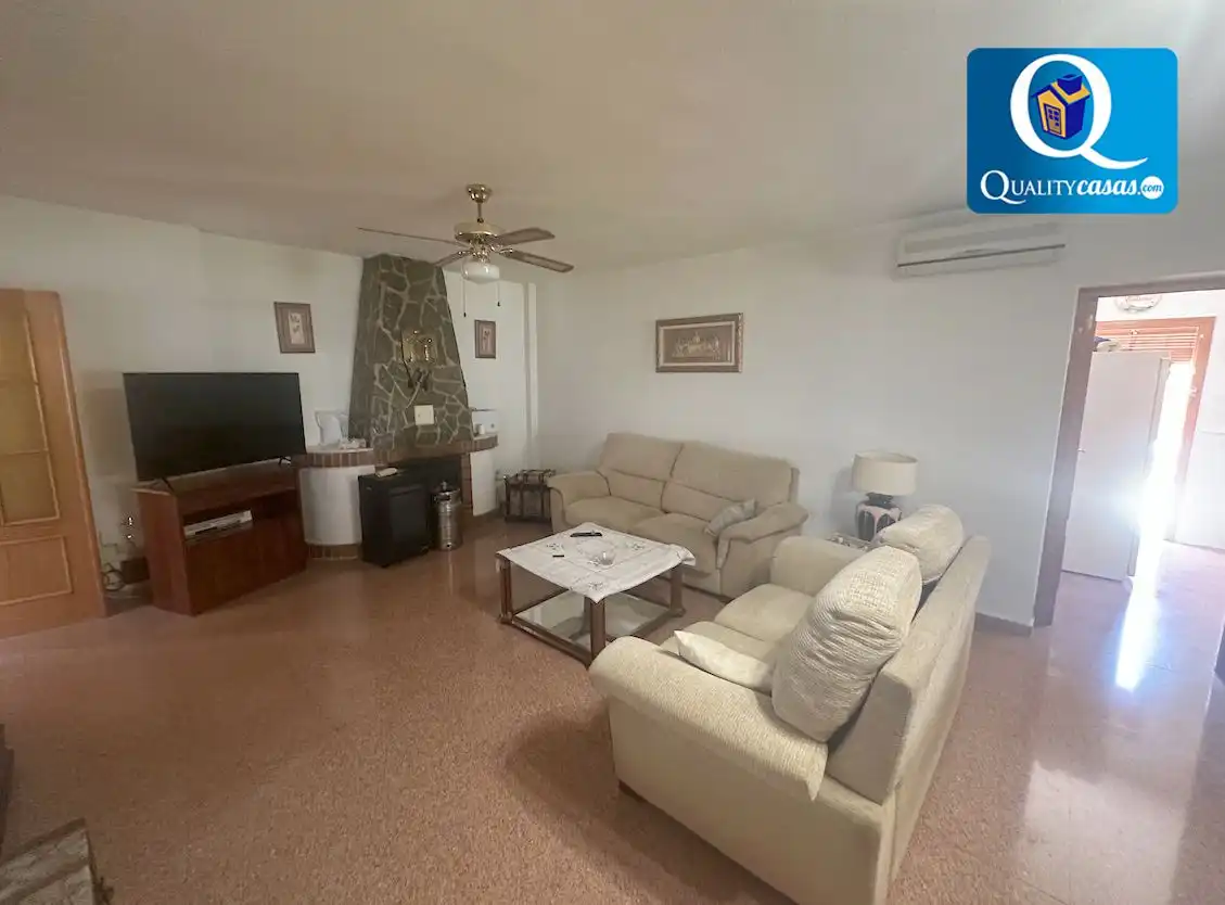 Sala de estar de Casa o chalet en venta en Mutxamel con Aire acondicionado, Calefacción y Terraza