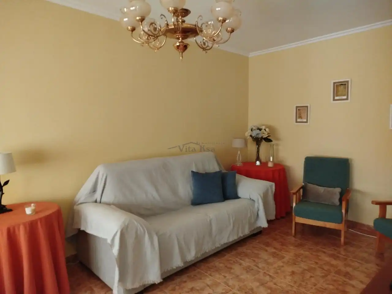 Sala de estar de Casa o chalet en venta en Trasmiras con Jardín privado y Amueblado