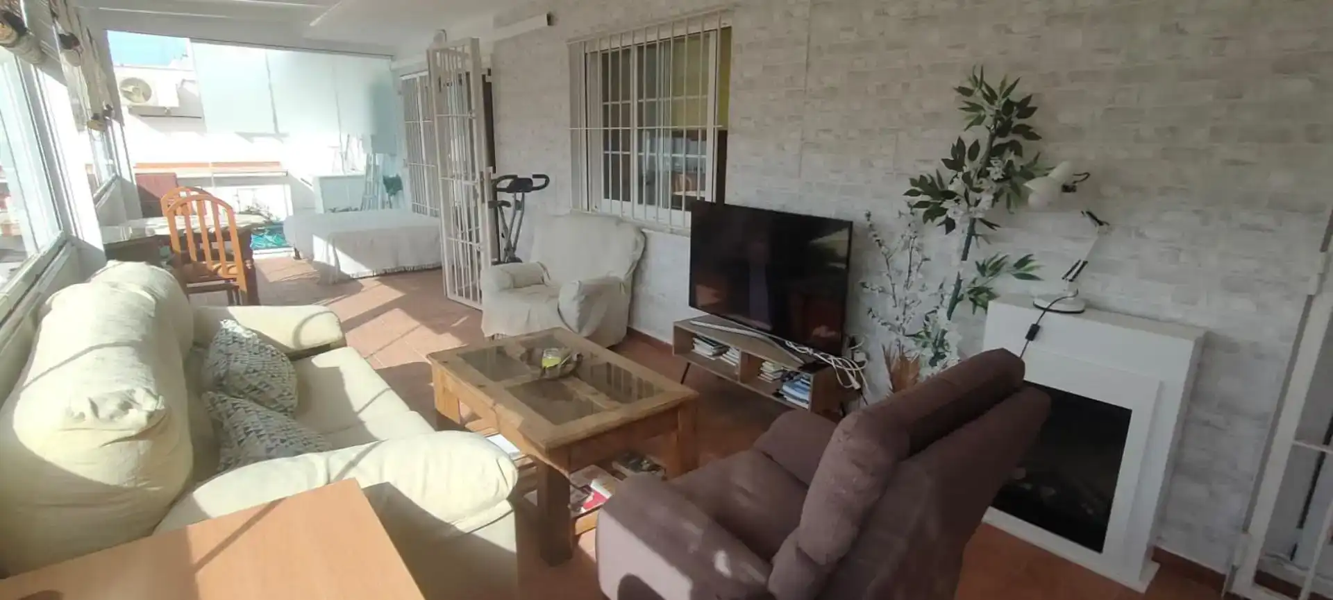 Sala de estar de Piso en venta en Benicarló con Aire acondicionado, Trastero y Amueblado