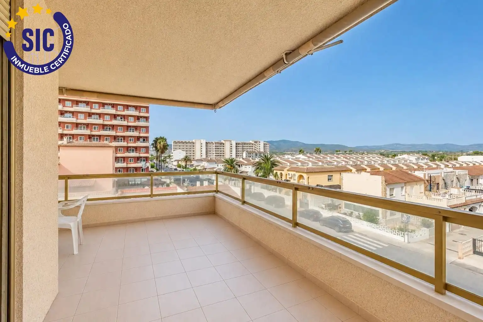 Terrassa de Apartament en venda en Peñíscola / Peníscola amb Terrassa, Moblat i Piscina comunitària