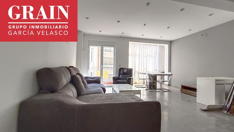 Living room of Flat for sale in  Albacete Capital  with Heating and Balcony