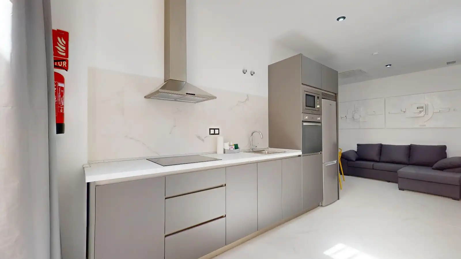 Cocina de Apartamento en venta en Algarrobo con Aire acondicionado