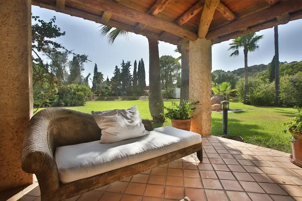 Terrace of Country homes for sale in Pollença  with Air Conditioner, Heating and Private garden
