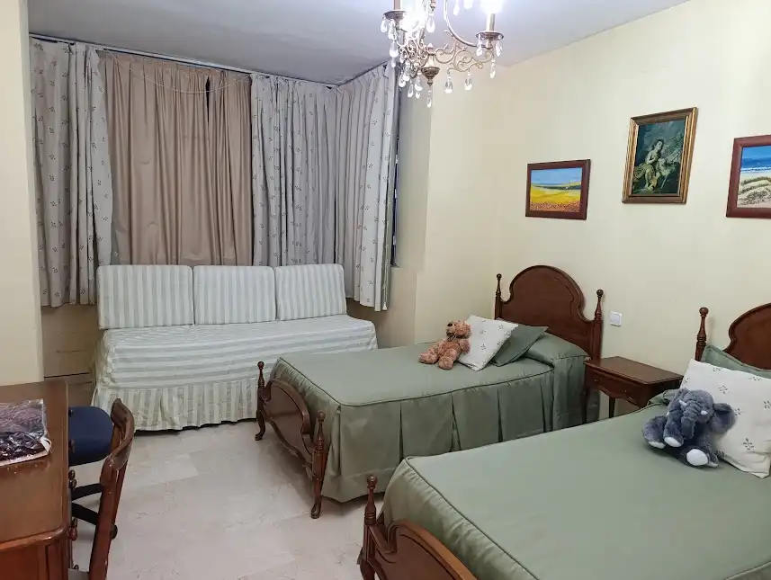 Bedroom of Flat for rent in Jerez de la Frontera  with Air Conditioner, Terrace and Furnished
