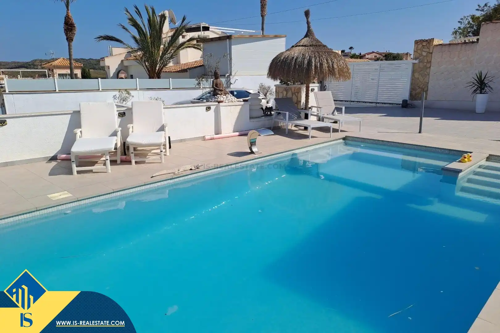 Piscina de Casa o xalet en venda en Rojales amb Jardí privat, Terrassa i Piscina