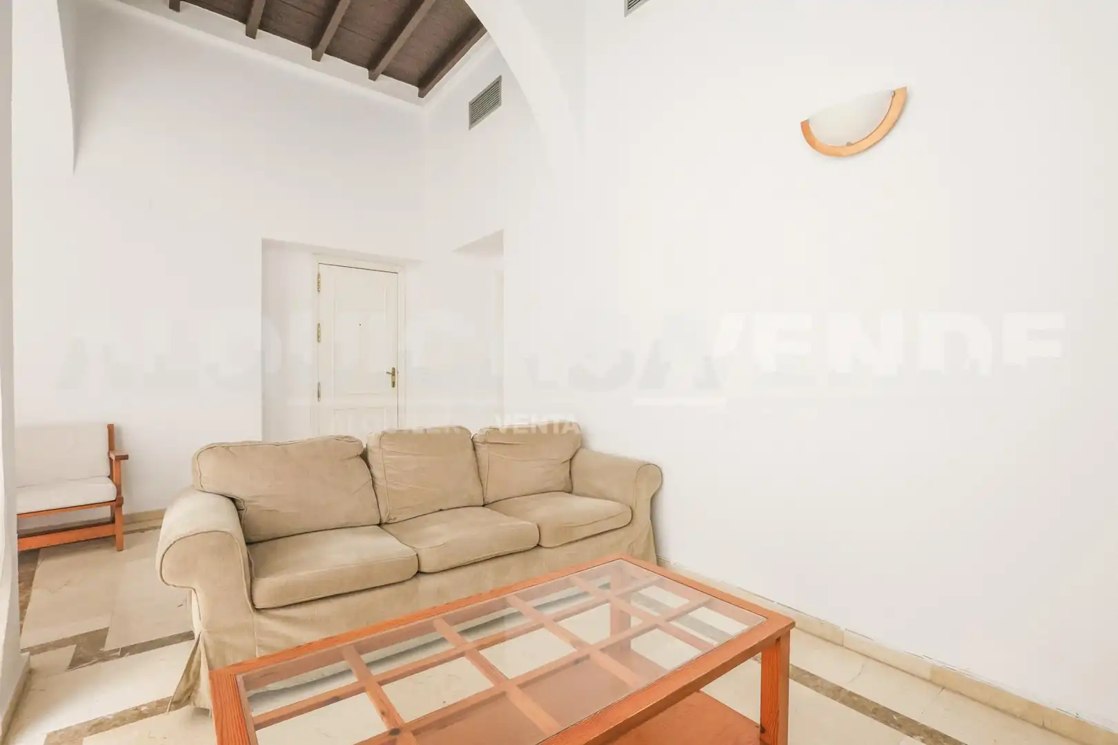 Sala de estar de Piso de alquiler en Sevilla con Aire acondicionado, Calefacción y Amueblado