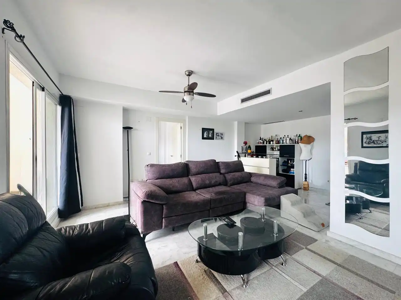 Sala de estar de Piso en venta en Villajoyosa / La Vila Joiosa con Aire acondicionado, Calefacción y Terraza