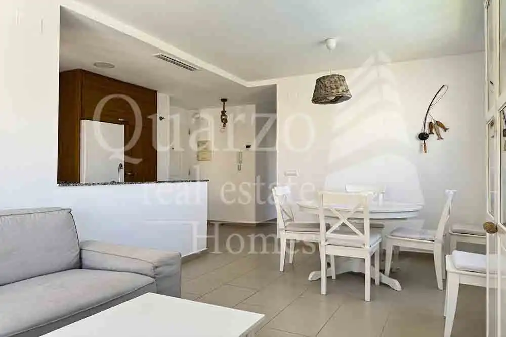 Wohnzimmer von Maisonette zum Verkauf in Oliva mit Klimaanlage, Terrasse und Möbliert