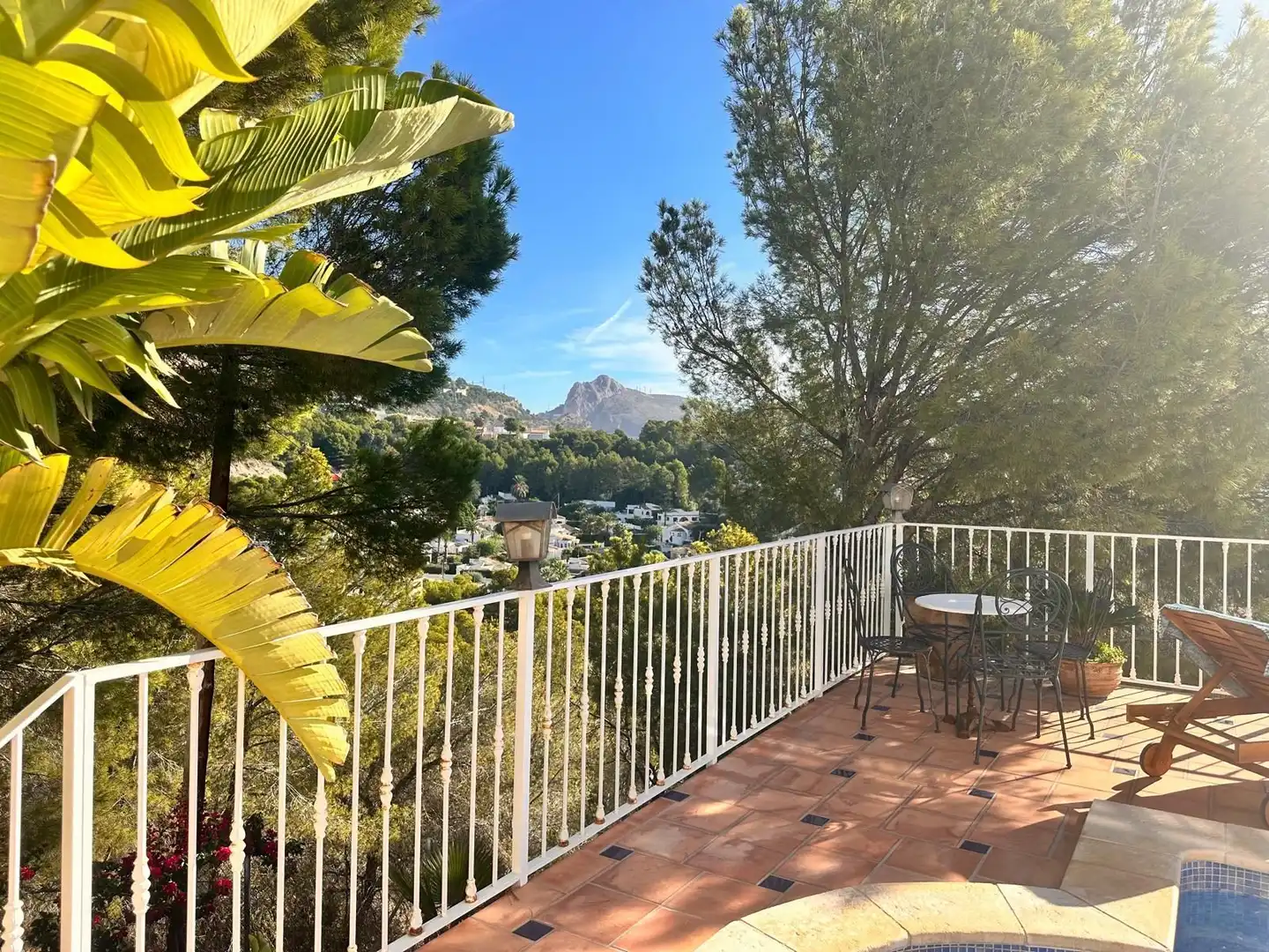Terraza de Casa o chalet de alquiler en Altea con Aire acondicionado, Calefacción y Jardín privado