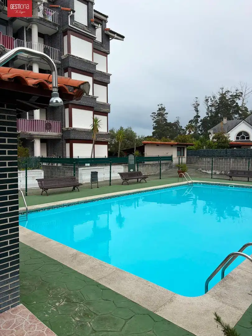 Swimming pool of Flat for sale in Noja  with Heating, Storage room and Balcony