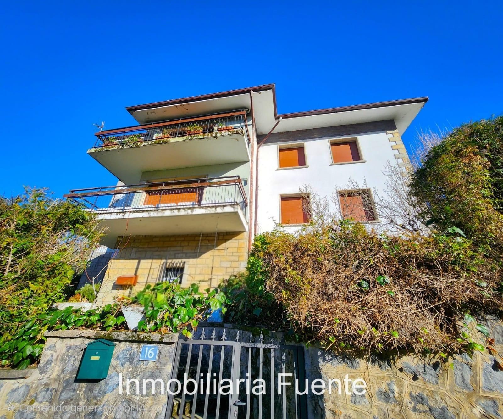 Exterior view of House or chalet for sale in Zalla   with Private garden, Terrace and Furnished