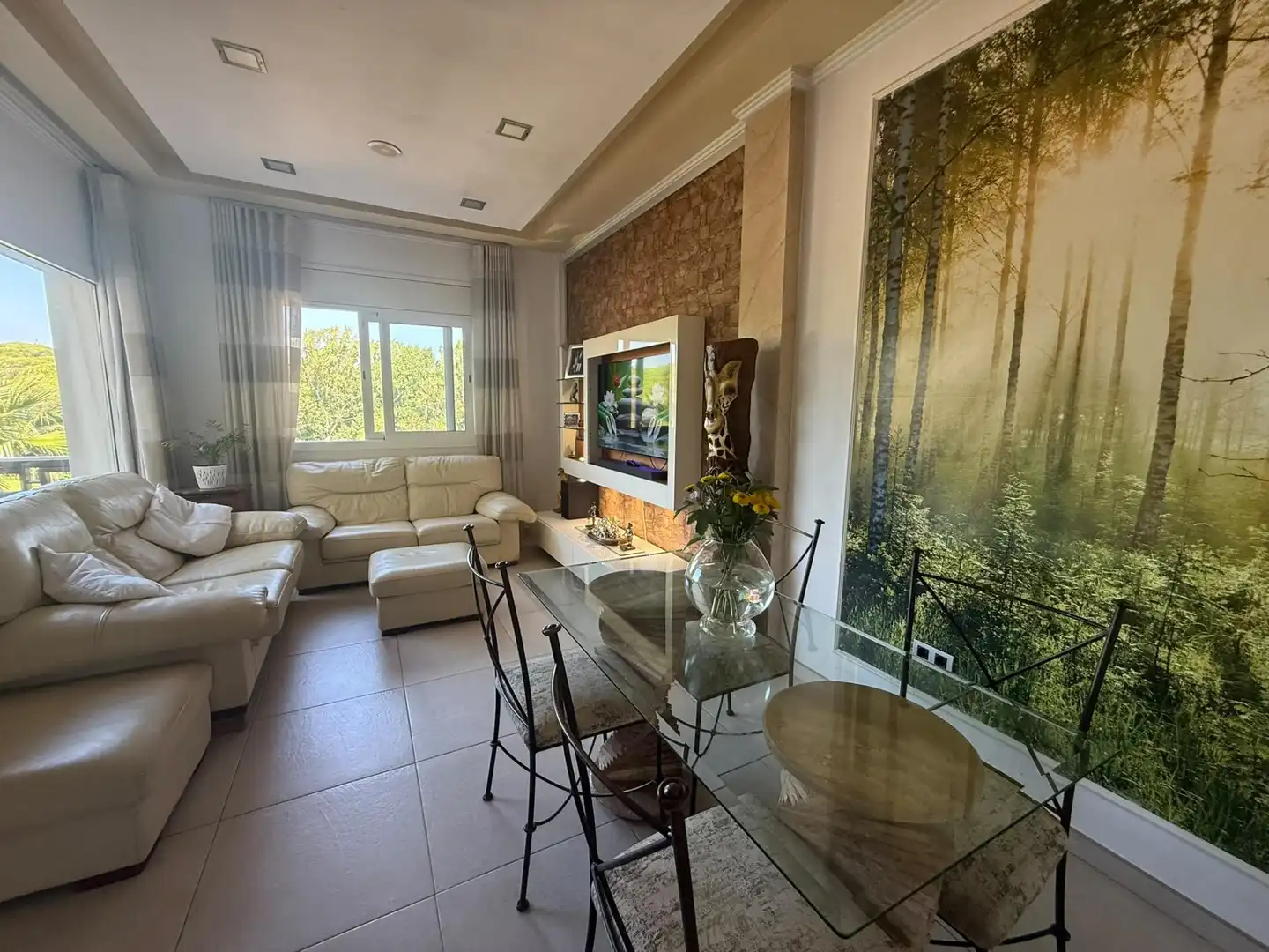 Sala de estar de Casa o chalet en venta en Vidreres con Calefacción y Jardín privado