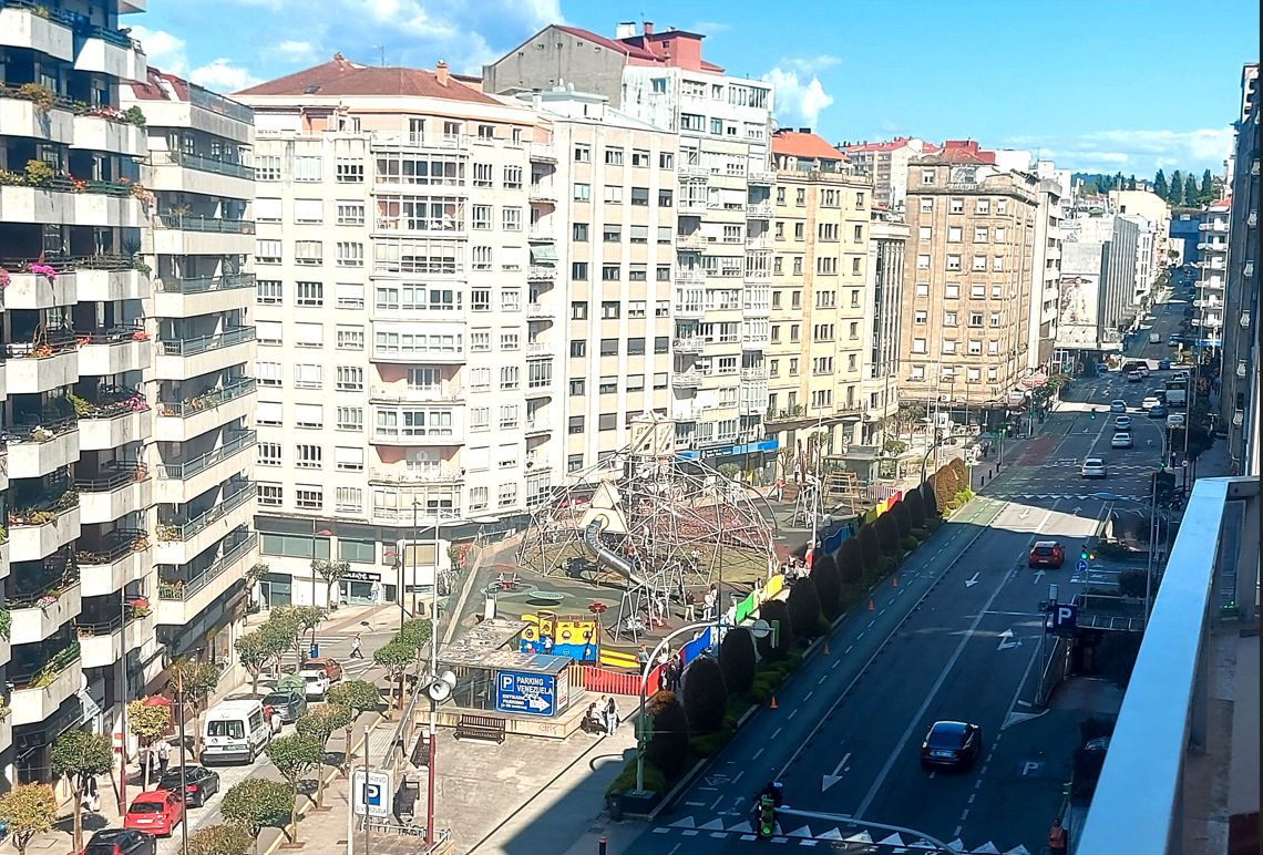 Exterior view of Flat to rent in Vigo   with Furnished