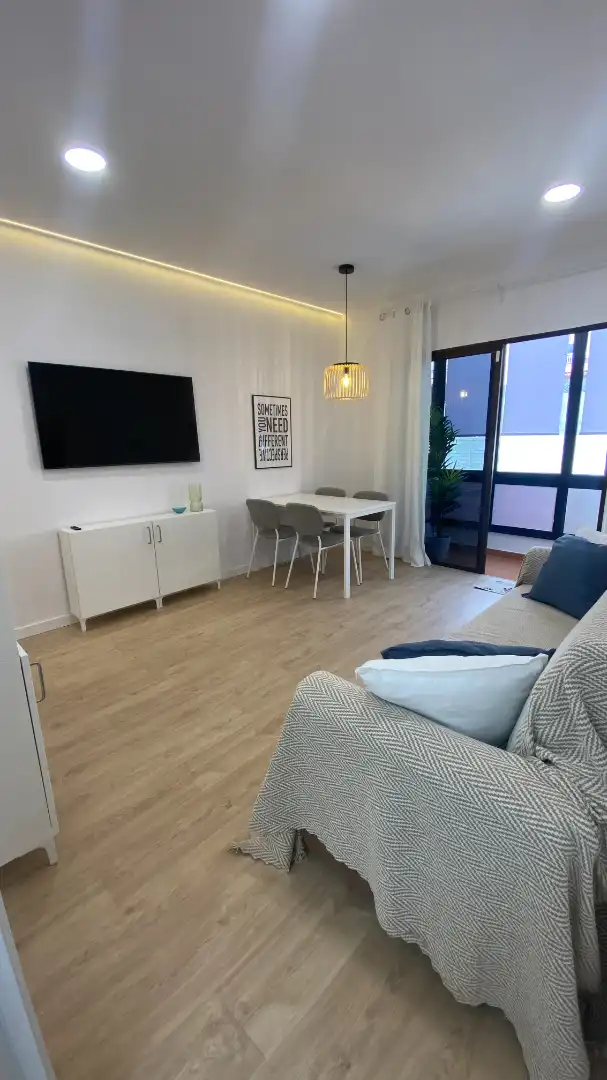 Sala de estar de Ático de alquiler en Candelaria con Aire acondicionado, Trastero y Amueblado