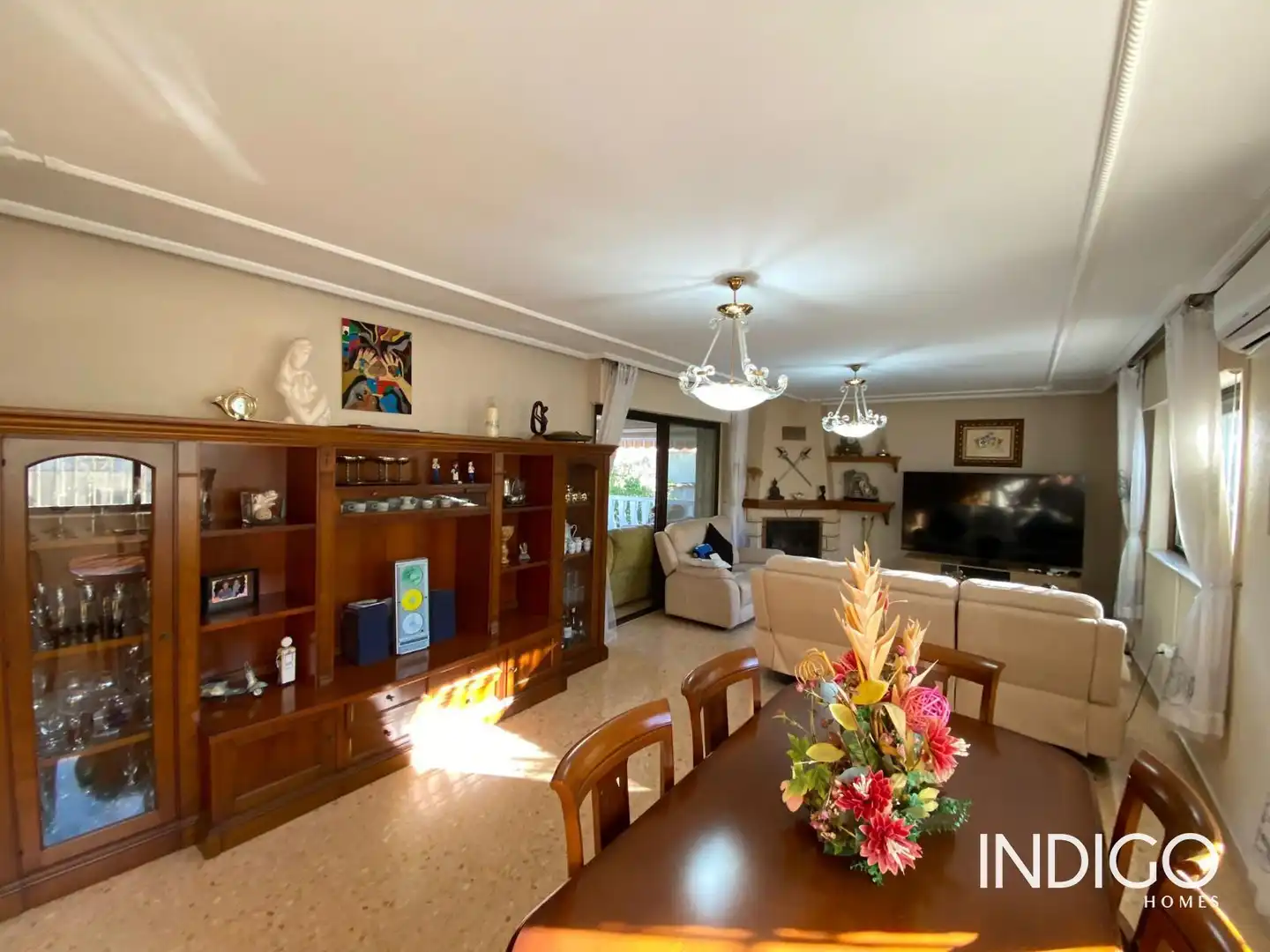 Living room of Houses for sale in San Vicente del Raspeig / Sant Vicent del Raspeig  with Air Conditioner, Heating and Terrace