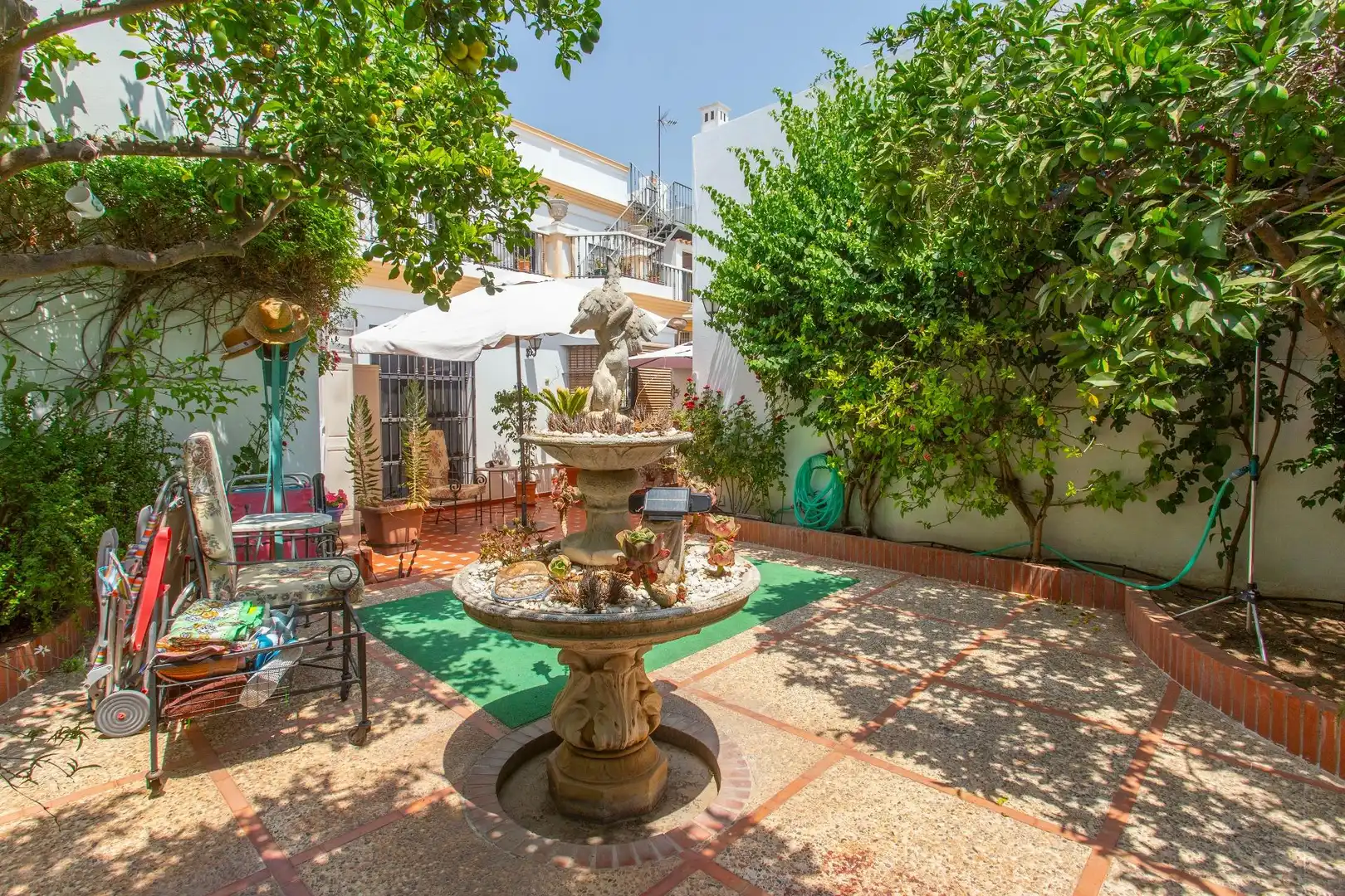 Terraza de Casa o chalet en venta en El Puerto de Santa María con Aire acondicionado, Calefacción y Jardín privado