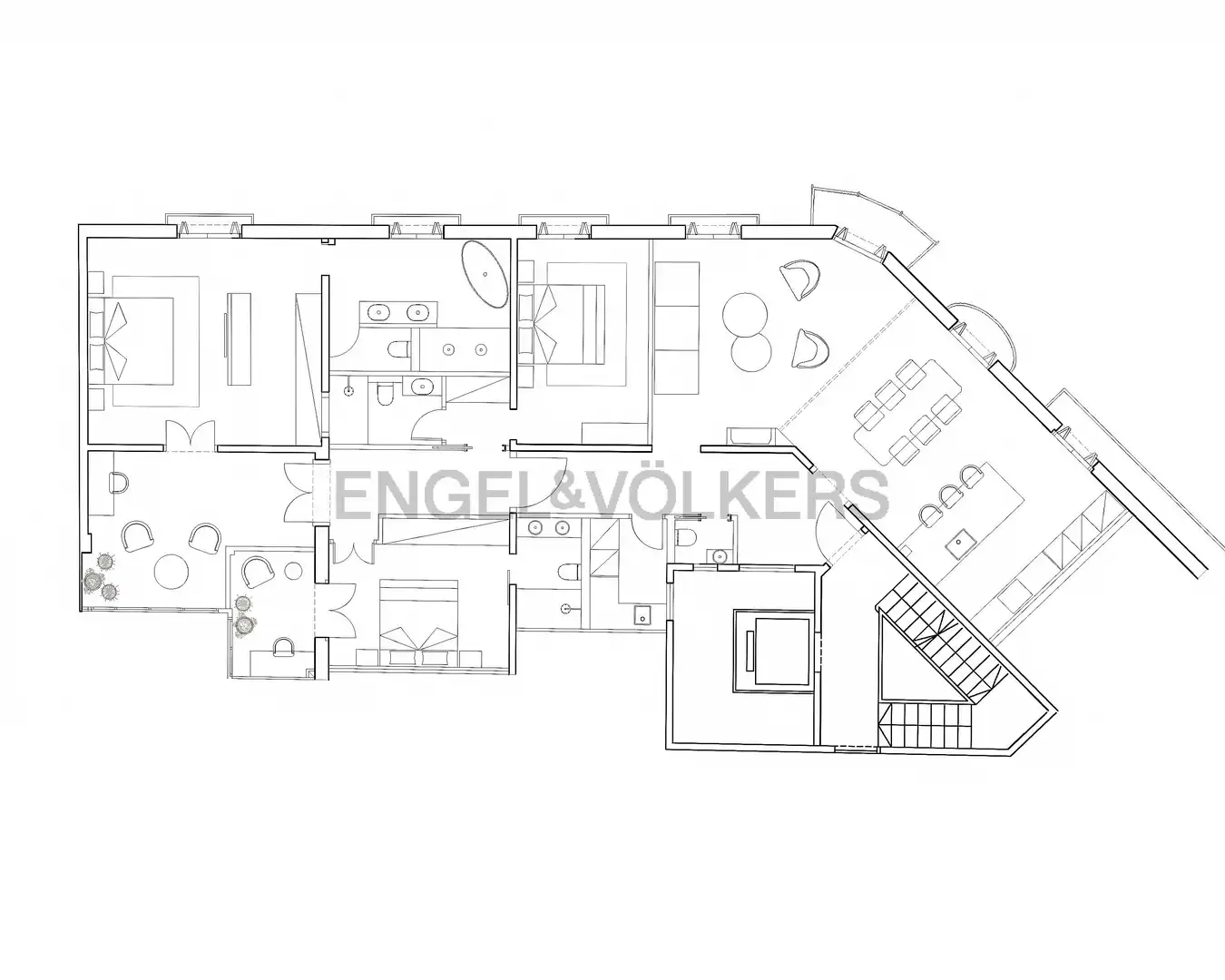 Wohnung zum Verkauf in Barcelona mit Klimaanlage, Heizung und Balkon