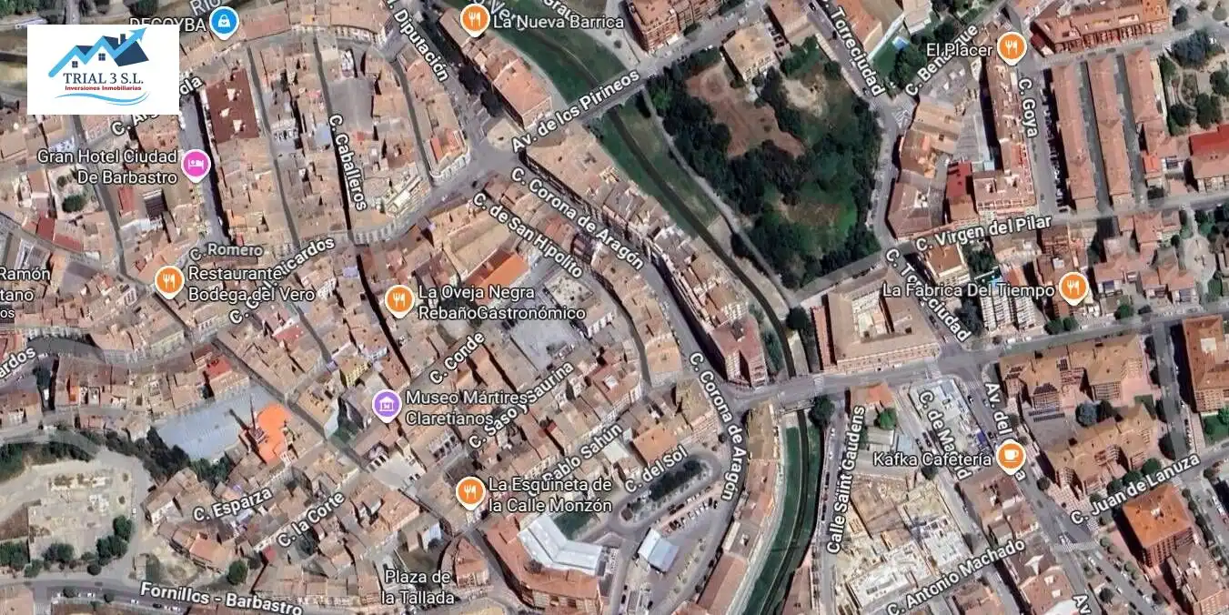 Vista exterior de Piso en venta en Barbastro
