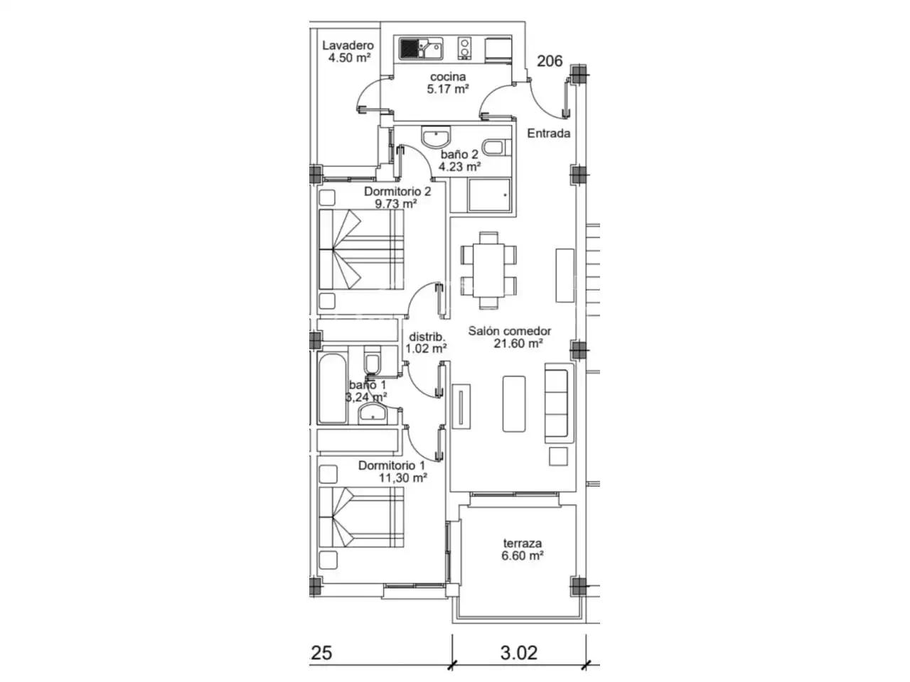 Apartments for rent in Almayate
