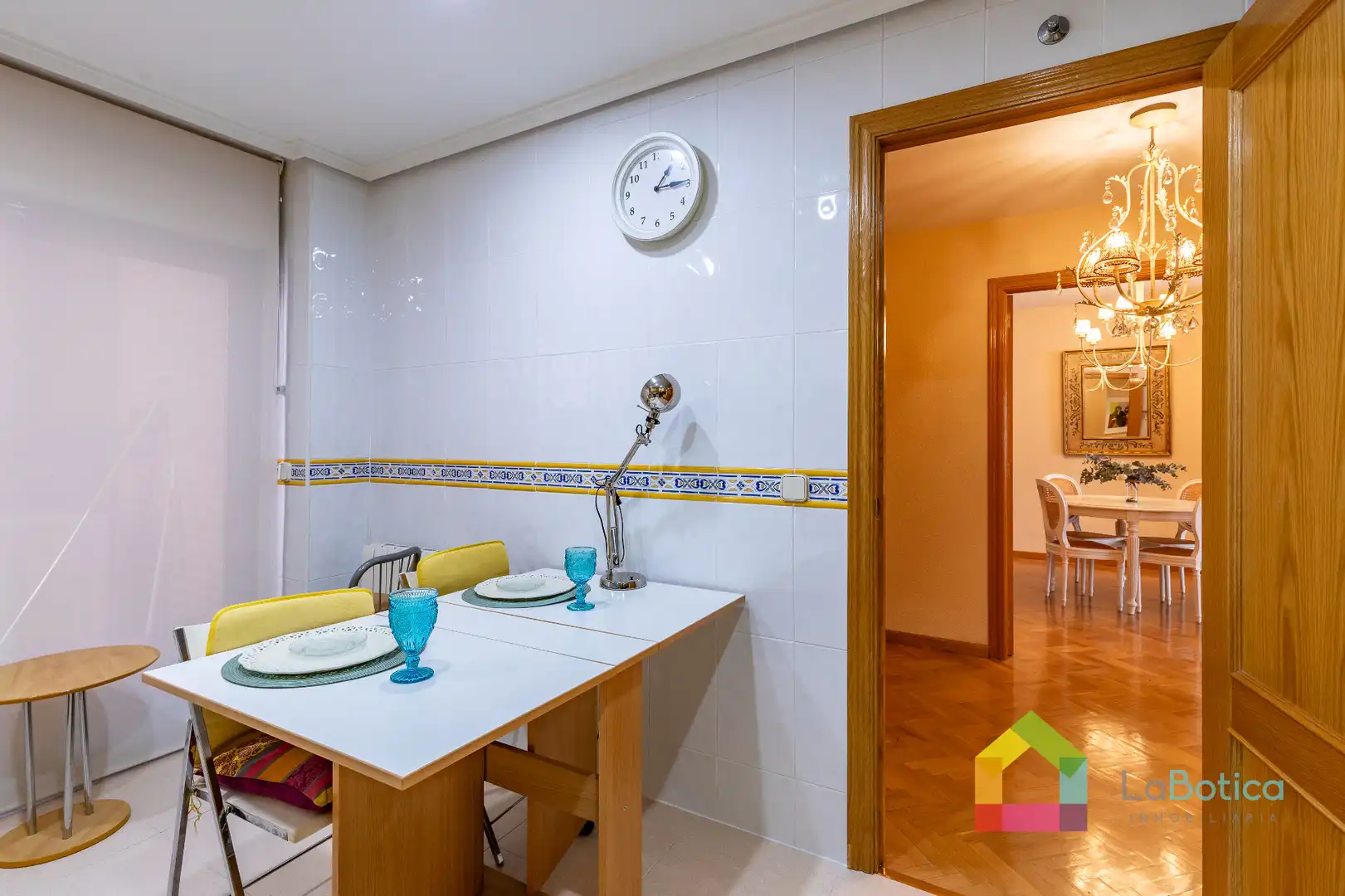 Dining room of Flat for sale in Toledo  with Heating, Parquet flooring and Washing machine