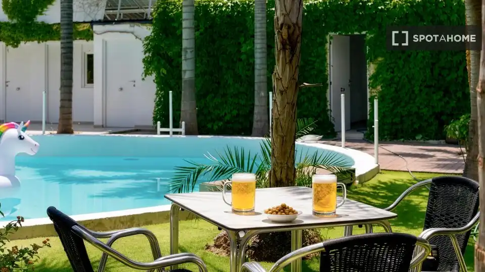 Terrasse von Wohnungen zur untervermieten in Bétera mit Klimaanlage, Terrasse und Möbliert