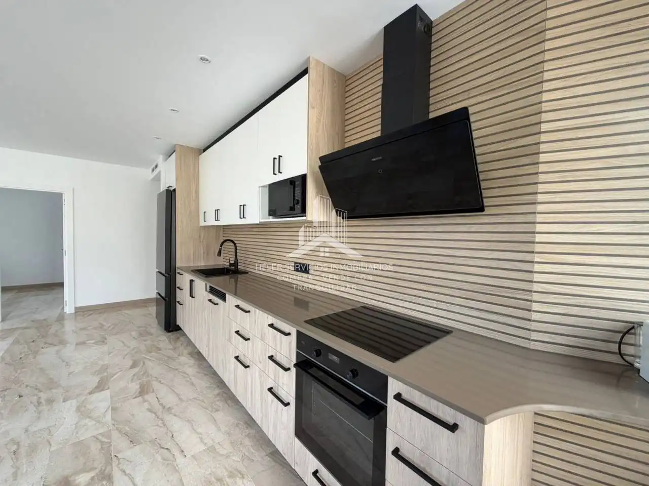 Cocina de Piso de alquiler en Castellón de la Plana / Castelló de la Plana con Parquet y Amueblado